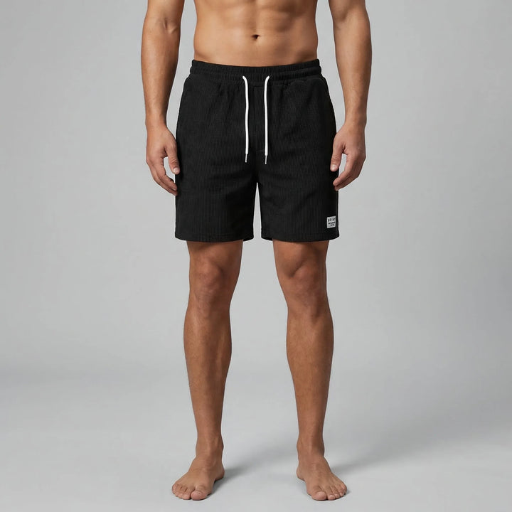 Regular fit shorts met drawstring