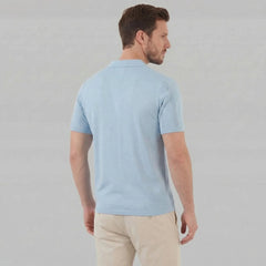 Unisex shirt met V-hals