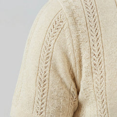 Unisex shirt met V-hals