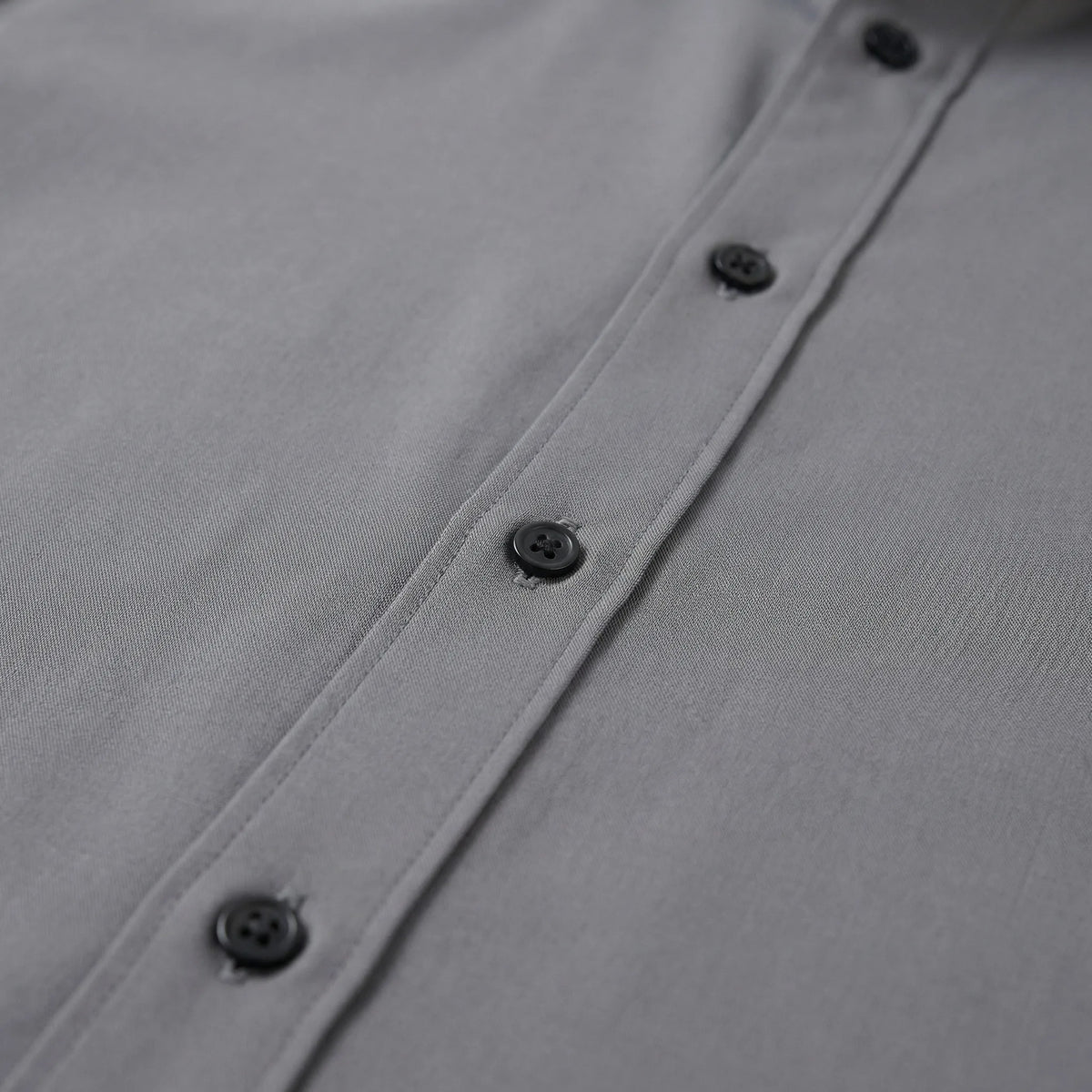 Slim fit overhemd met mandarin kraag