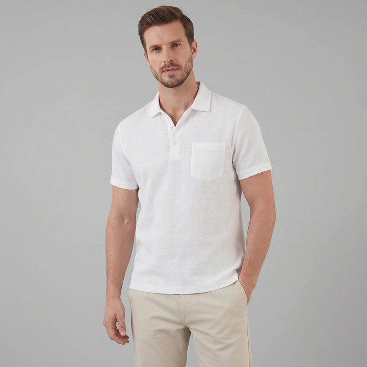 Polo shirt met borstzak