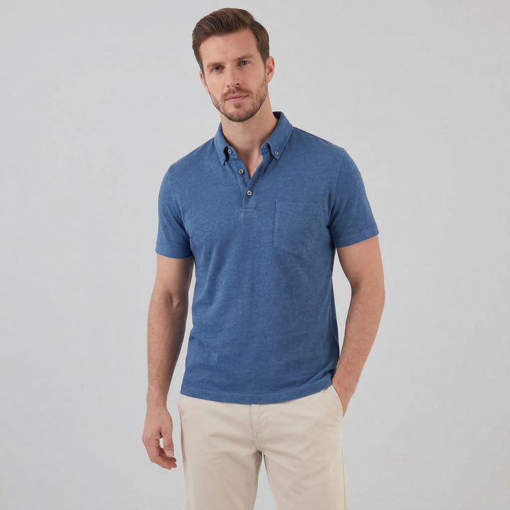 Polo shirt met borstzak