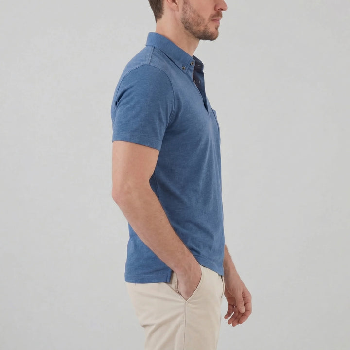 Polo shirt met borstzak