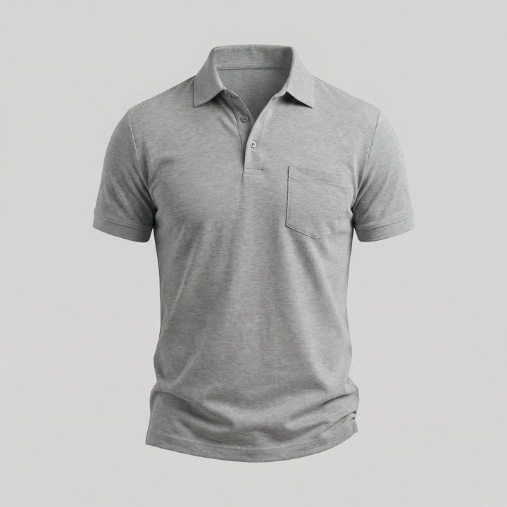 Polo shirt met borstzak