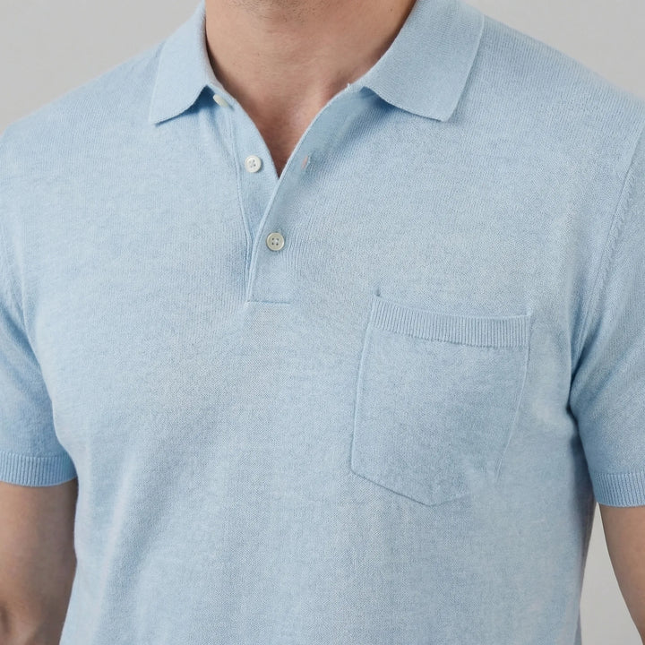 Polo shirt met borstzak