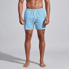 Gestreepte shorts met elastische taille