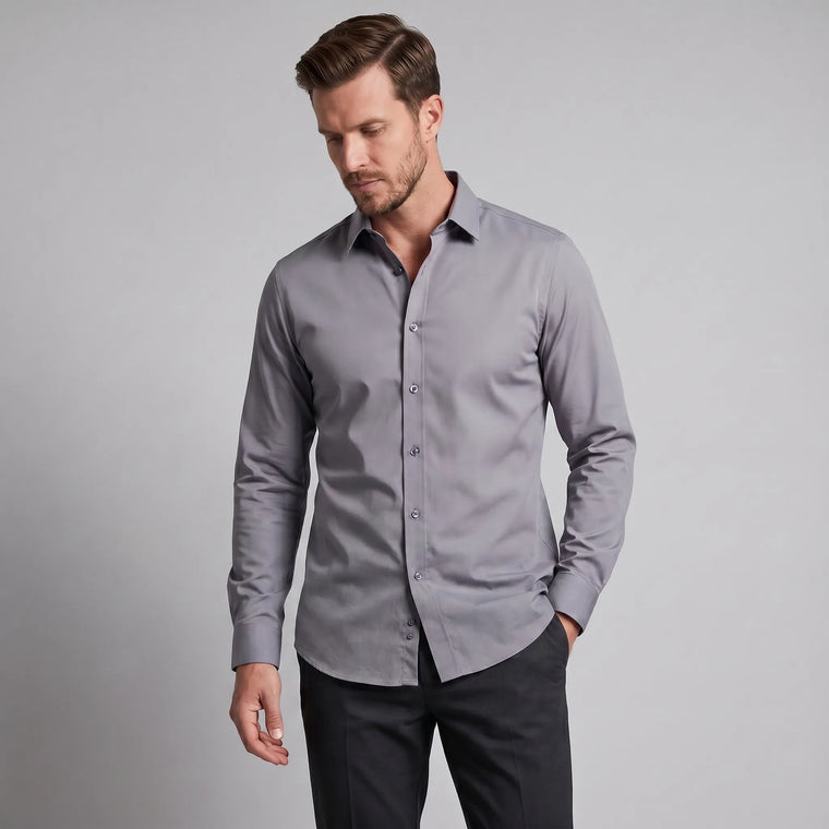 Slim-fit nette overhemd