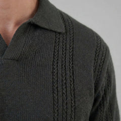 Polo shirt met V-hals