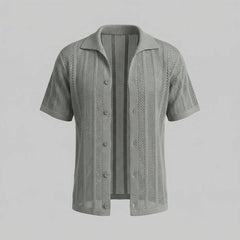 Heren mesh shirt met V-hals