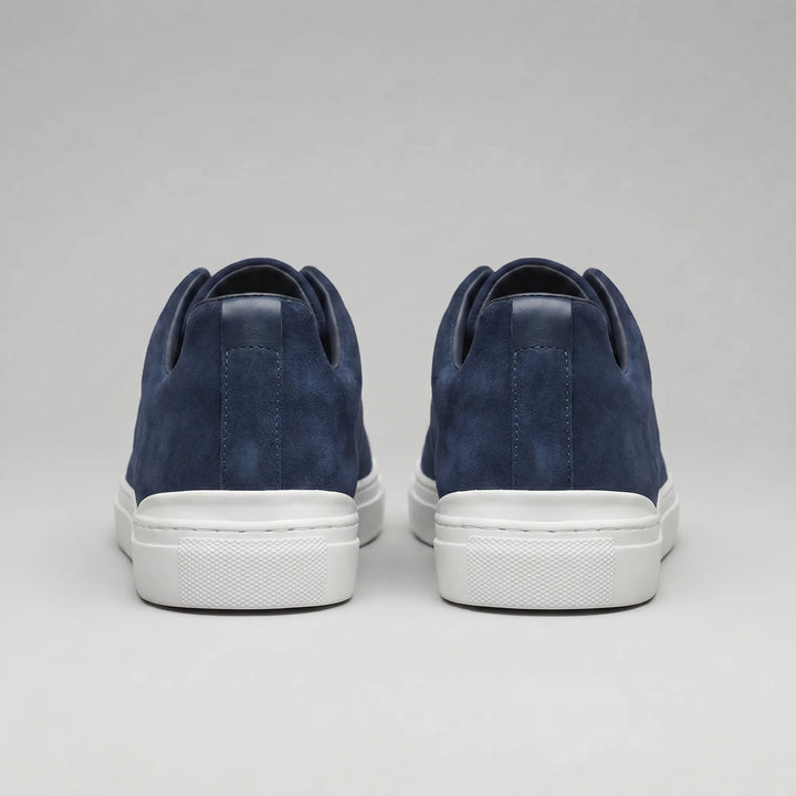 Slip-on sneakers met suède