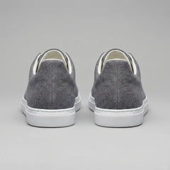 Slip-on sneakers met suède