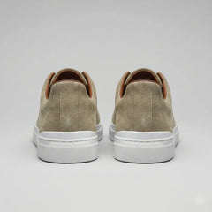 Slip-on sneakers met suède