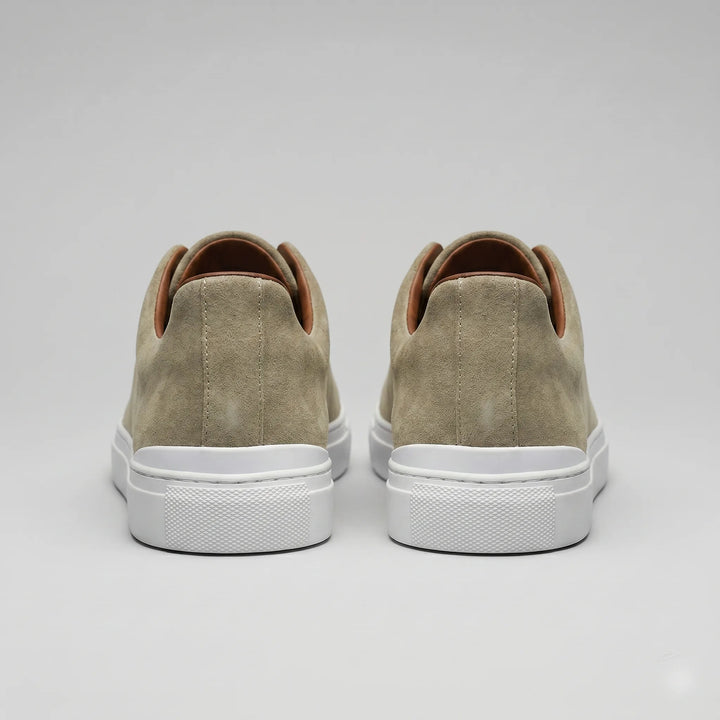 Slip-on sneakers met suède