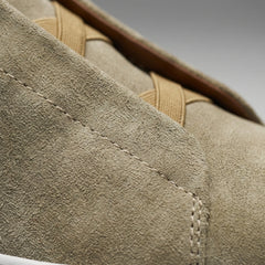 Slip-on sneakers met suède