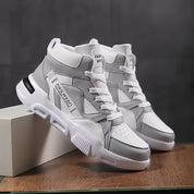 Hoge sneakers met antislip zool en vetersluiting