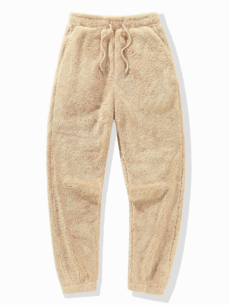 Hoodie and jogger pants made of soft fabric