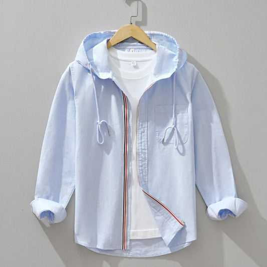 Hoodie met capuchon en borstzak