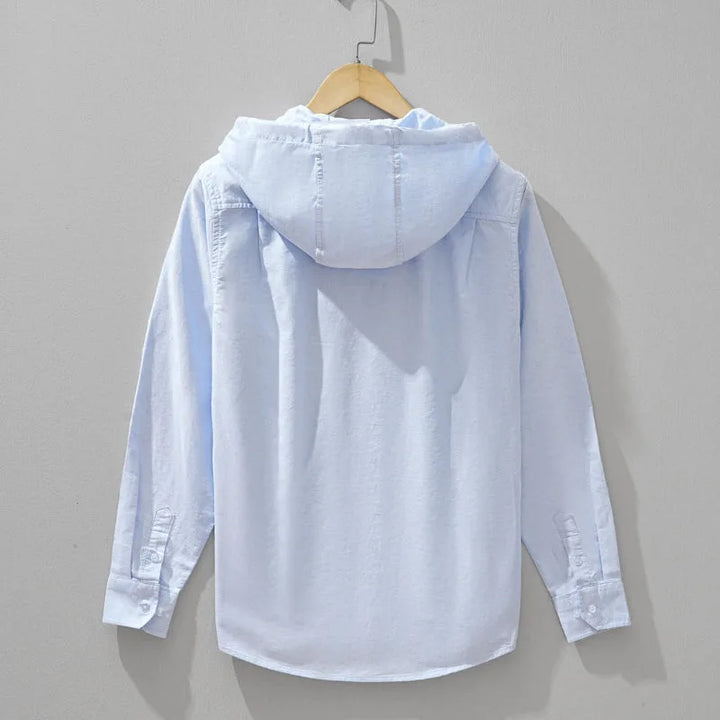 Hoodie met capuchon en borstzak