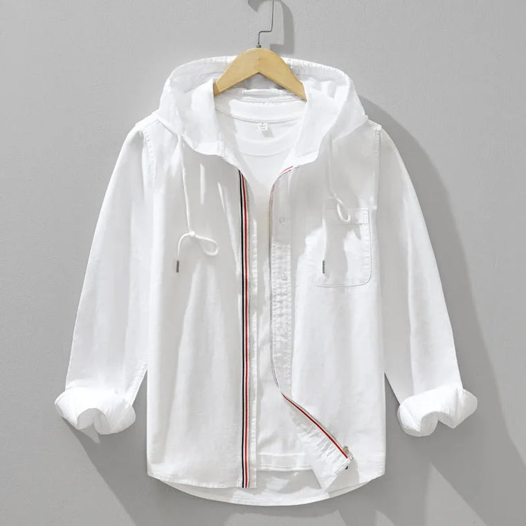 Hoodie met capuchon en borstzak