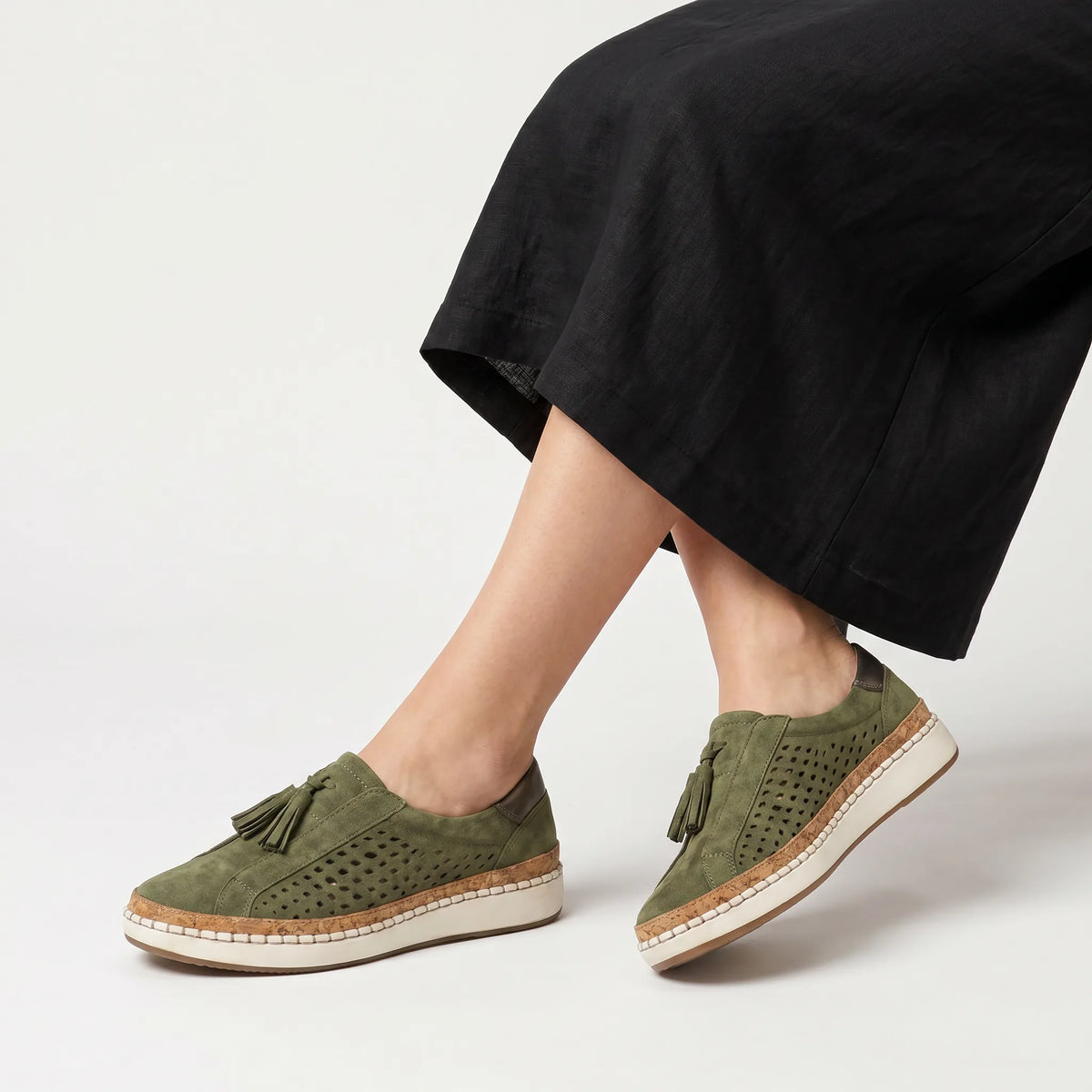 Slip-on schoenen met tassels