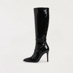 Kniehoge laarzen met stiletto