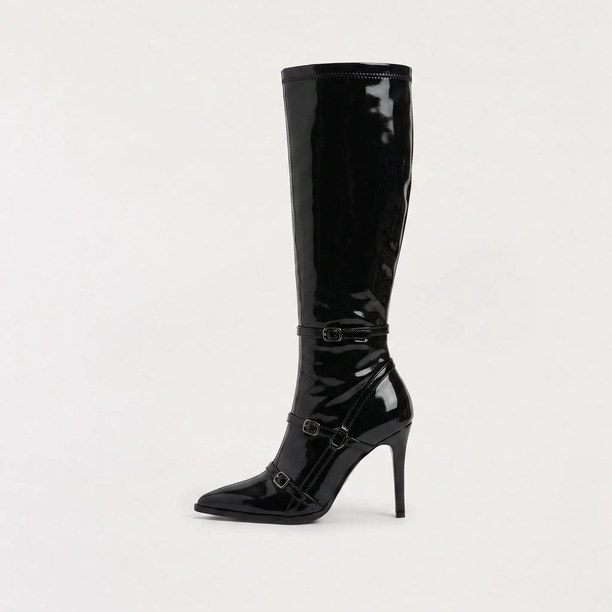 Kniehoge laarzen met stiletto