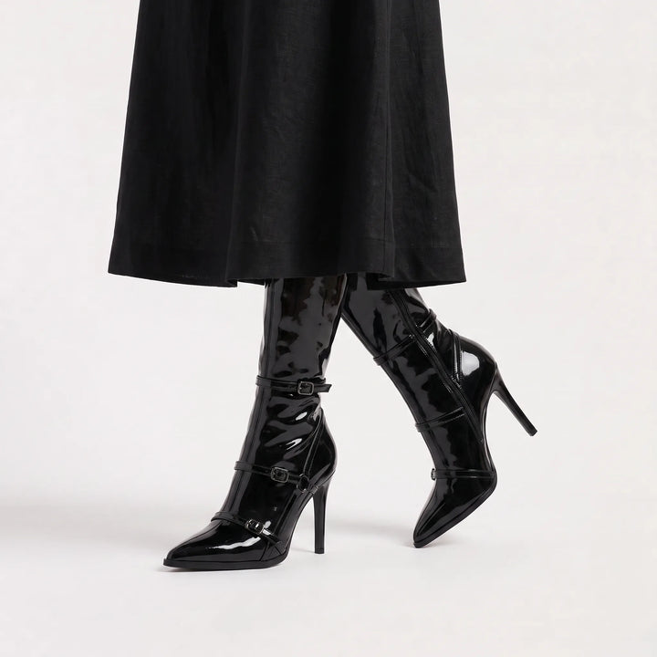 Kniehoge laarzen met stiletto