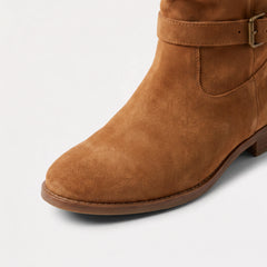 Knee-high slouch laarzen