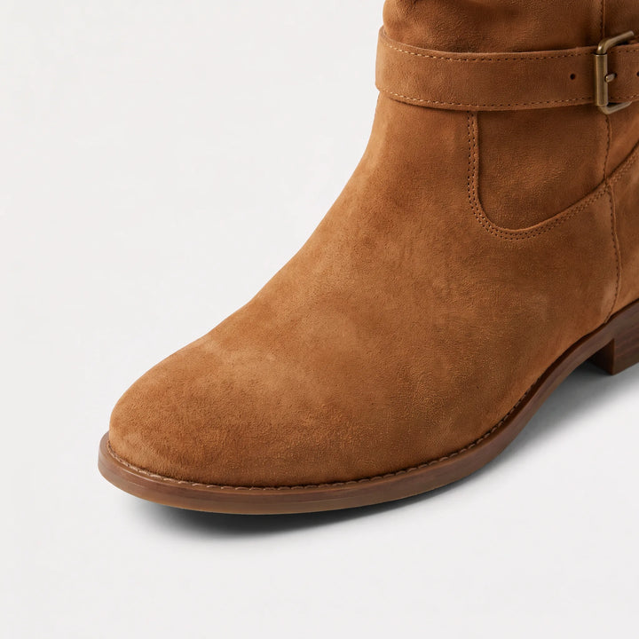 Knee-high slouch laarzen