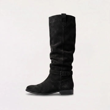 Knee-high slouch laarzen