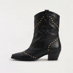 Western boots met slouch shaft