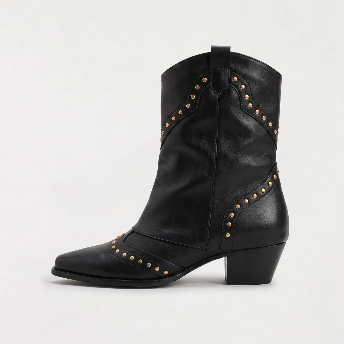 Western boots met slouch shaft