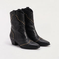 Western boots met slouch shaft