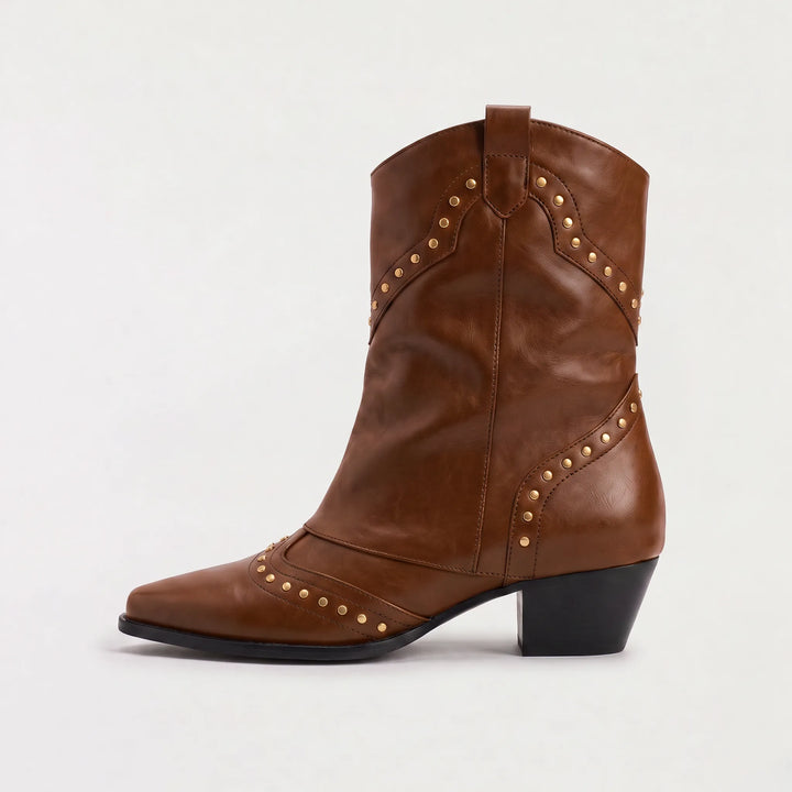 Western boots met slouch shaft