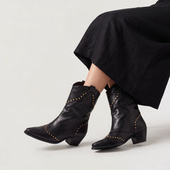 Western boots met slouch shaft