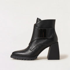 Enkelboots met flared hak