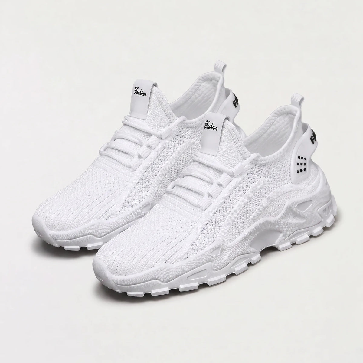 Casual trainers met ademende bovenkant