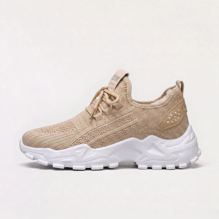 Casual trainers met ademende bovenkant