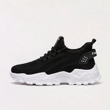 Casual trainers met ademende bovenkant