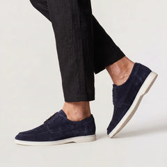 Loafers met suede bovenwerk