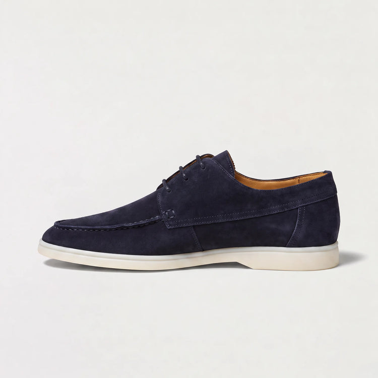 Loafers met suede bovenwerk