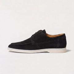 Loafers met suede bovenwerk