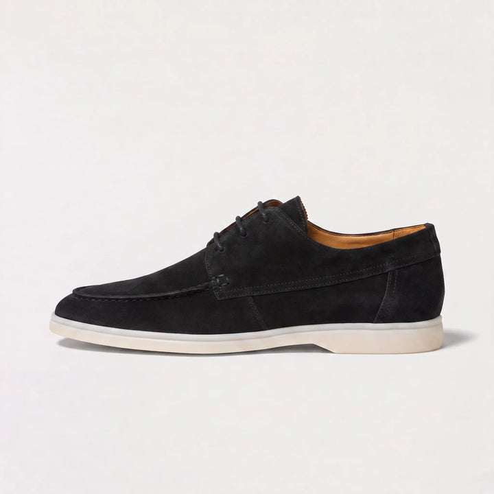 Loafers met suede bovenwerk