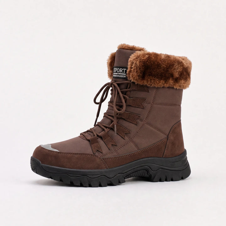 Mid-calf winterlaarzen met faux fur