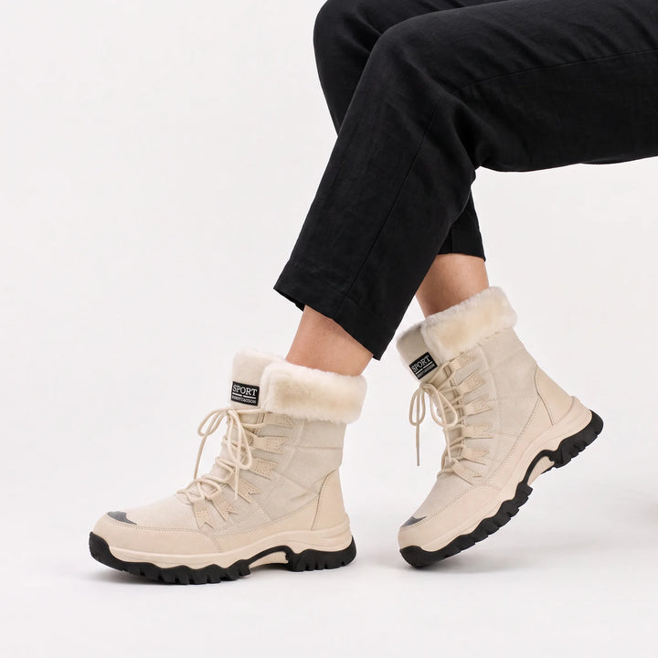 Mid-calf winterlaarzen met faux fur
