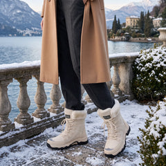 Mid-calf winterlaarzen met faux fur