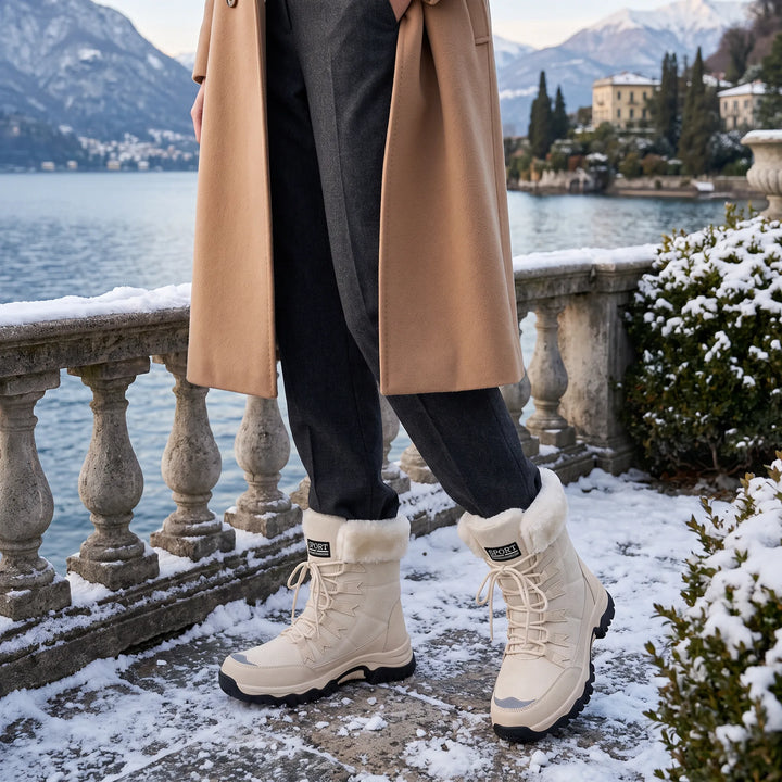 Mid-calf winterlaarzen met faux fur