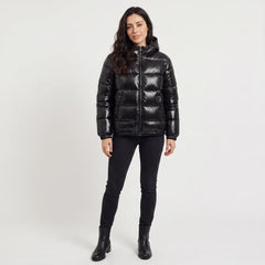 Gewatteerde puffer jas met capuchon