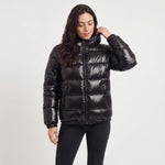 Gewatteerde puffer jas met capuchon