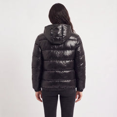 Gewatteerde puffer jas met capuchon